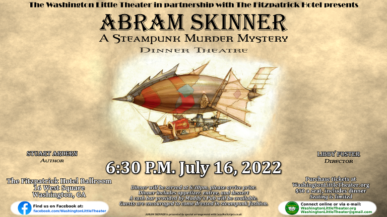 Murder Mystery Dinner Theatre: Abram Skinner