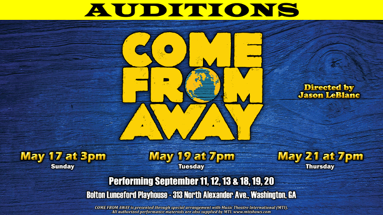 Come From Away Auditions